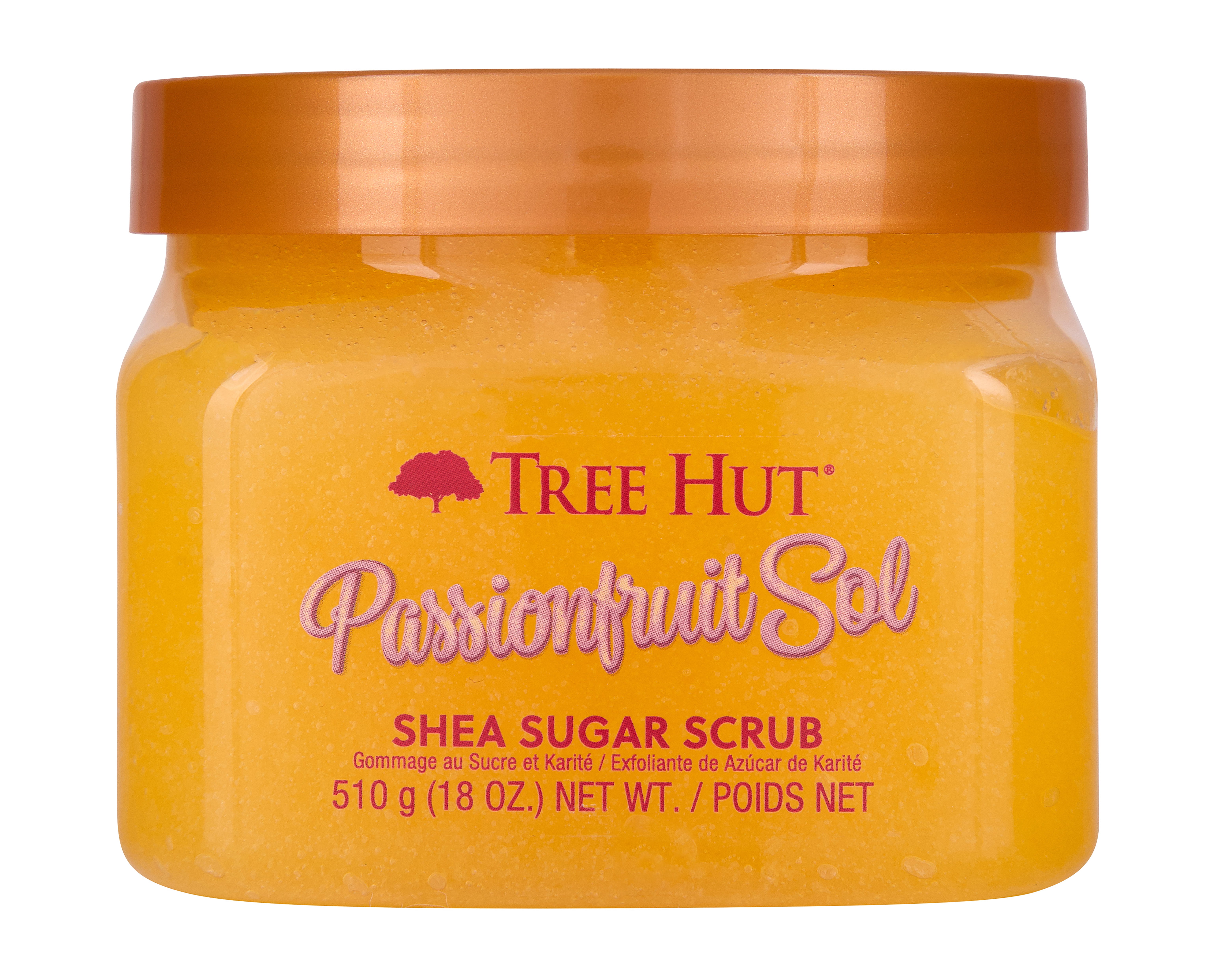 Tree Hut Passionfruit Sol Shea Butter Sugar Body Scrub, 18 oz