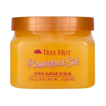 Tree Hut Passionfruit Sol Shea Butter Sugar Body Scrub, 18 oz
