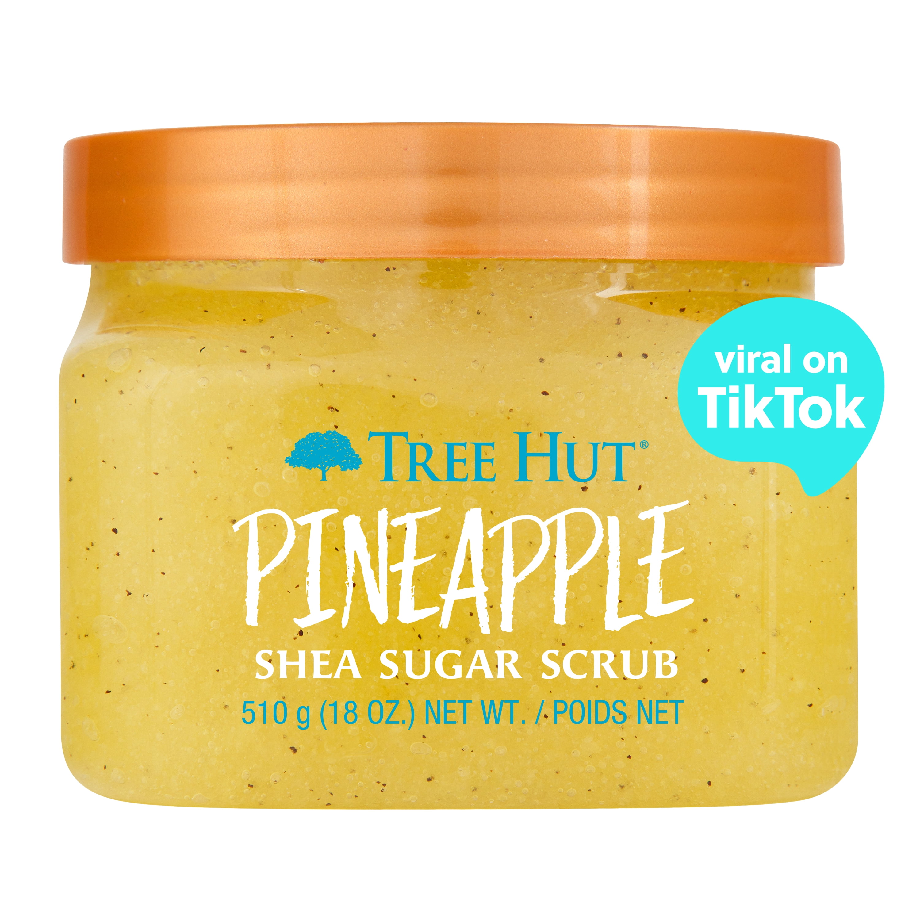 Tree Hut Pineapple Shea Butter Sugar Body Scrub, 18 oz