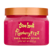 Tree Hut Raspberry Fizz Shea Butter Sugar Body Scrub, 18 oz