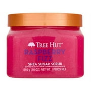 Tree Hut Raspberry Fizz Shea Butter Sugar Body Scrub, 18 oz