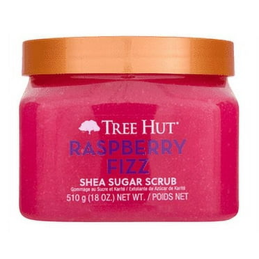 Tree Hut Raspberry Fizz Shea Butter Sugar Body Scrub, 18 oz