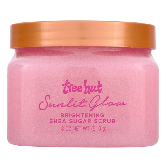 Tree Hut Sunlit Glow Shea Butter Sugar Body Scrub, 18 oz