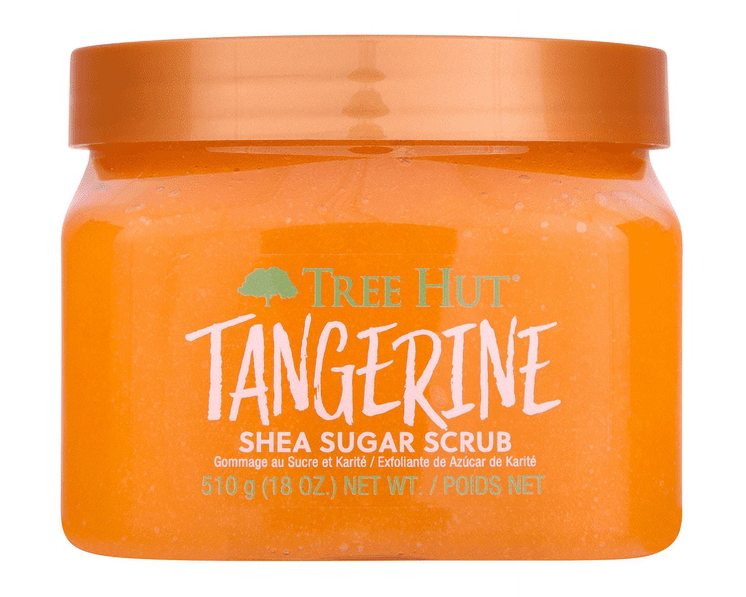 Tree Hut Tangerine Shea Butter Sugar Body Scrub, 18 oz