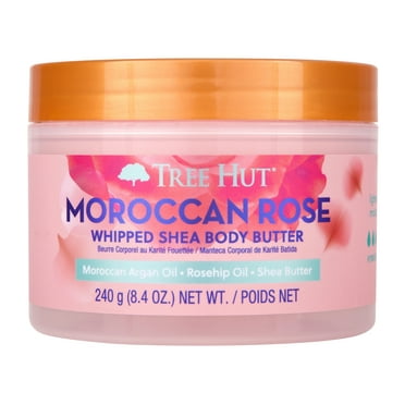Tree Hut Moroccan Rose Whipped Shea Body Butter, 8.4 oz