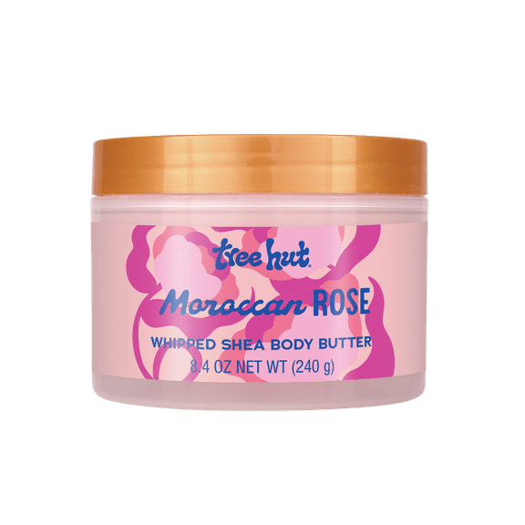 Tree Hut Moroccan Rose Whipped Shea Body Butter, 8.4 oz
