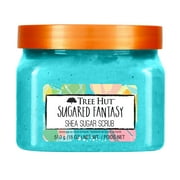 Tree Hut Sugared Fantasy Shea Sugar Exfoliating and Hydrating Body Scrub, 18 oz.
