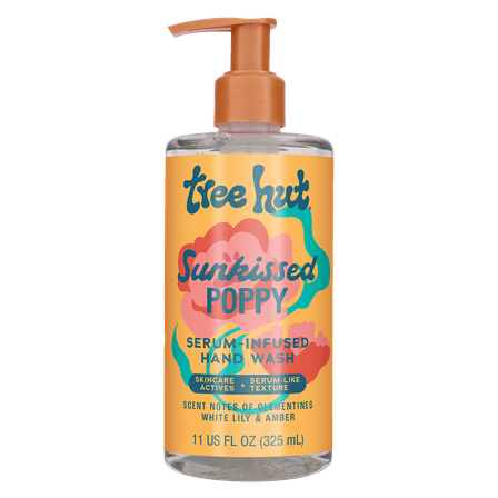 Tree Hut Sunkissed Poppy Serum-Infused Hand Wash, 11 fl oz