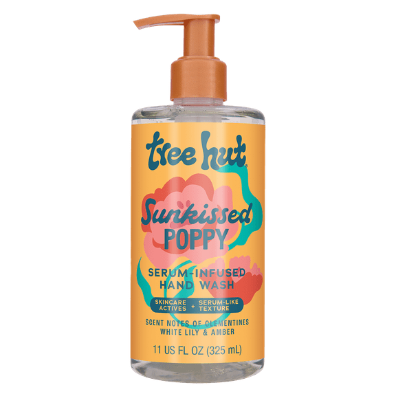 Tree Hut Sunkissed Poppy Serum-Infused Hand Wash, 11 fl oz