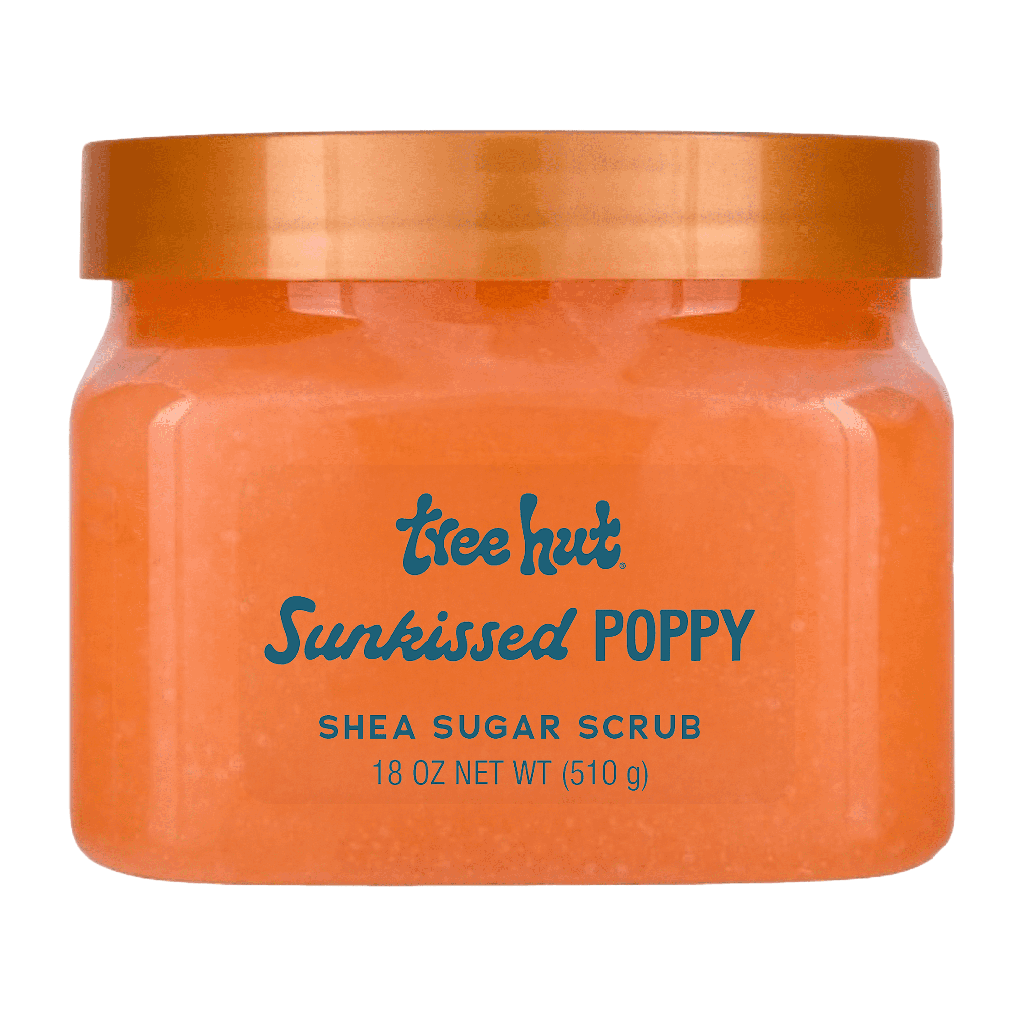 Tree Hut Sunkissed Poppy Shea Butter Sugar Body Scrub, 18 oz