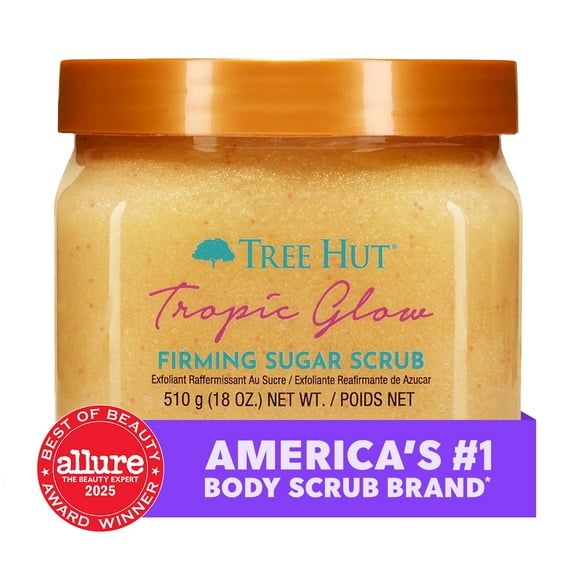 Tree Hut Tropic Glow Firming Shea Sugar Body Scrub, 18 oz