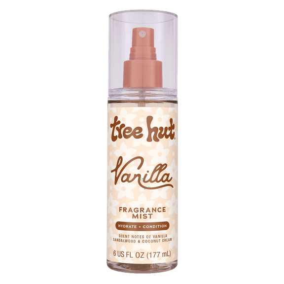 Tree Hut Vanilla Hydrating Fragrance Mist, 6 fl oz