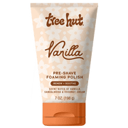Tree Hut Vanilla Exfoliating Pre-Shave Foaming Polish, 7 oz