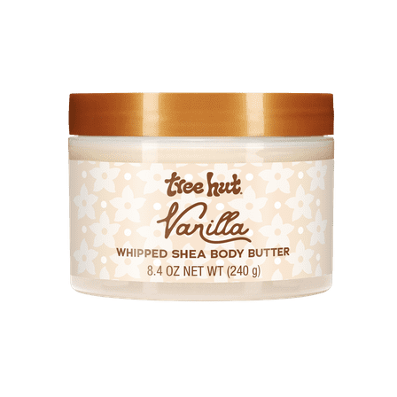 Tree Hut Vanilla Whipped Shea Body Butter, 8.4 oz