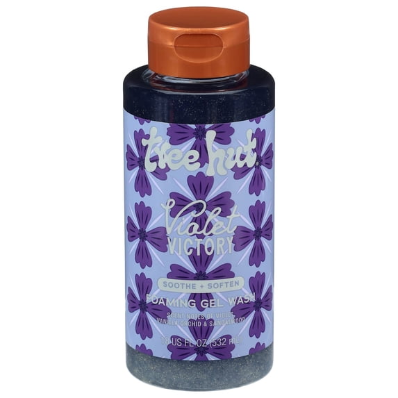 Tree Hut Violet Victory Foaming Gel Body Wash, 18 fl oz
