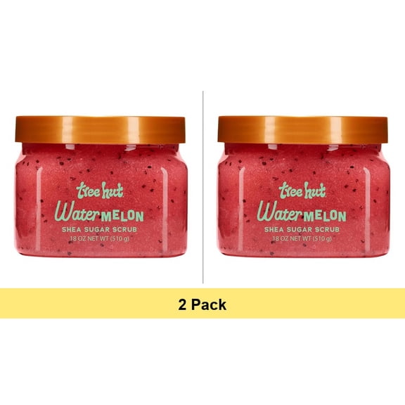 Tree Hut Watermelon Shea Sugar Scrub 510g - 2 Pack Bundle
