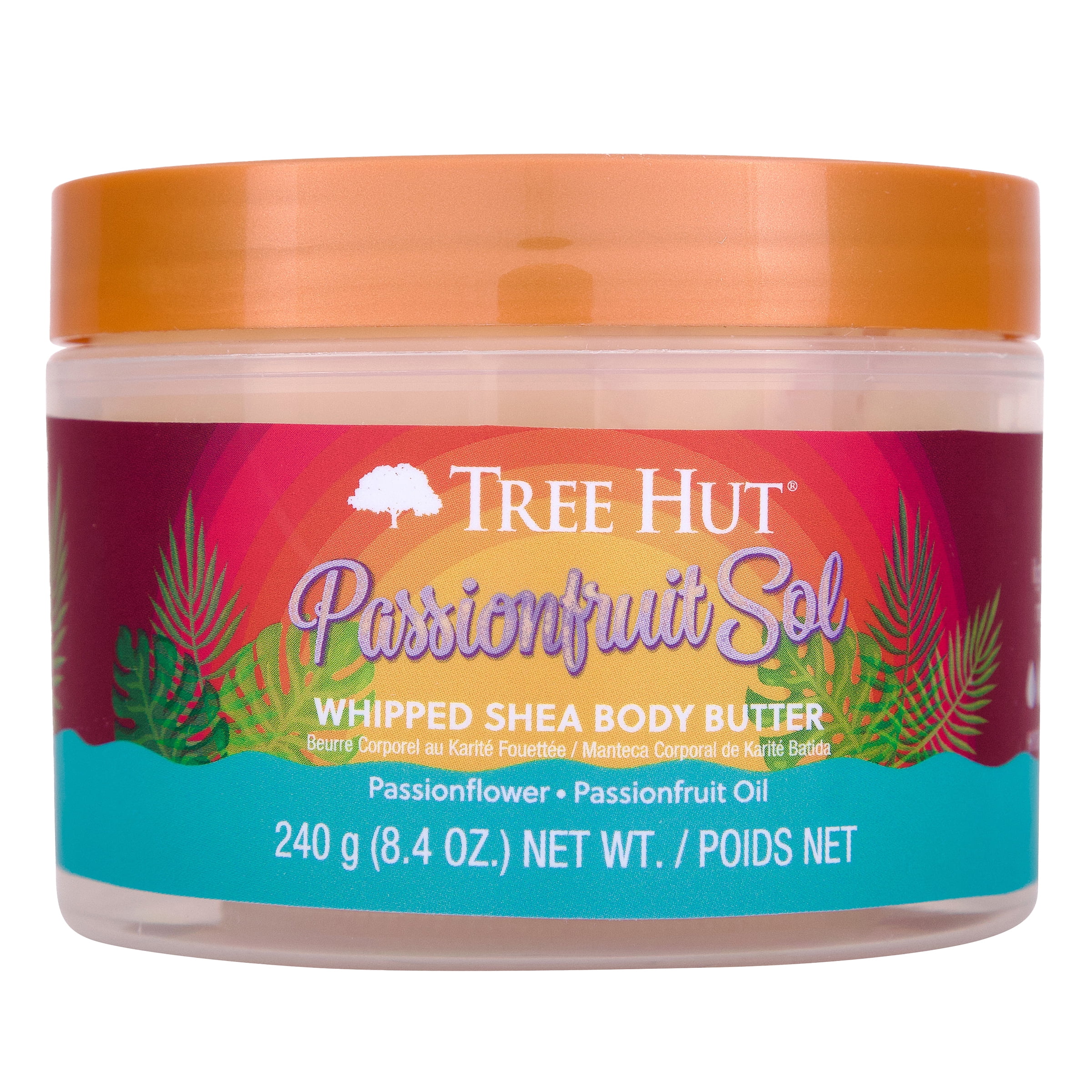 Tree Hut Passionfruit Sol Whipped Shea Body Butter, 8.4 oz