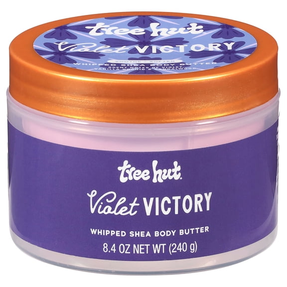 Tree Hut Violet Victory Shea Body Butter – Lightweight Hydrator – 8.4 oz