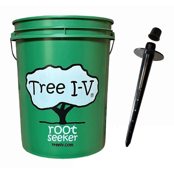 Tree I.V. Deep Watering Reservoir for Shrubs, 5-Gallon No-Clog Base Root Feeder