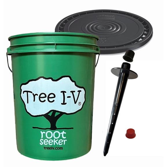 Tree I-V Fill & Haul Root Feeder | Plug & Lid Added for Remote Trees