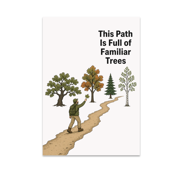 Tree Identification - Nature Observer - 13x19 Poster Print