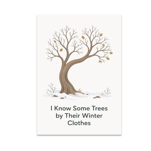 Tree Identification - Nature Observer - 13x19 Poster Print