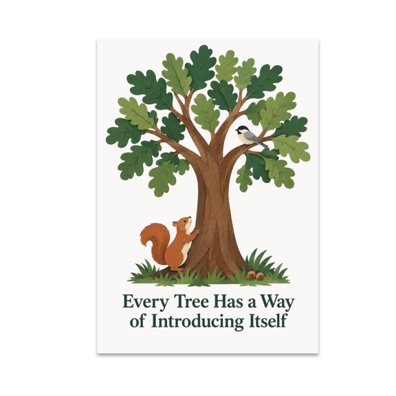 Tree Identification - Nature Observer - 13x19 Poster Print