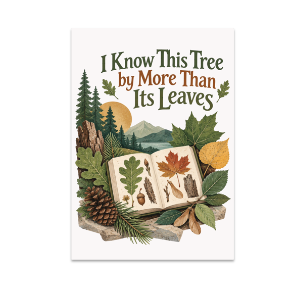 Tree Identification - Nature Observers - 13x19 Poster Print