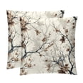 thumbnail image 1 of Tree Inserts - Set of 2 Bed Pillow Inserts with Unique Patterns - Available in Sizes 16x16, 18x18, 20x20 Inches for Throw Pillow Covers - Great for Any Occasion!, 1 of 6