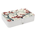 thumbnail image 1 of Tree Jewelry Box Organizer Storage Box with Removable Compartment, Portable PU Leather Jewelry Boxes, 1 of 6