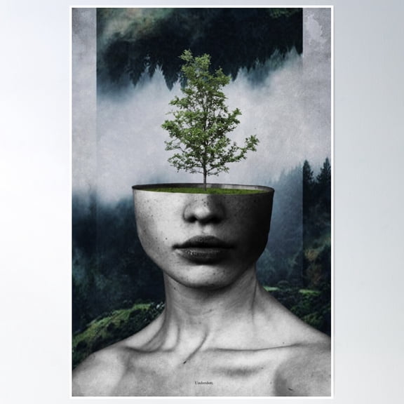 Tree Lady Poster Wall Art, Poster Only