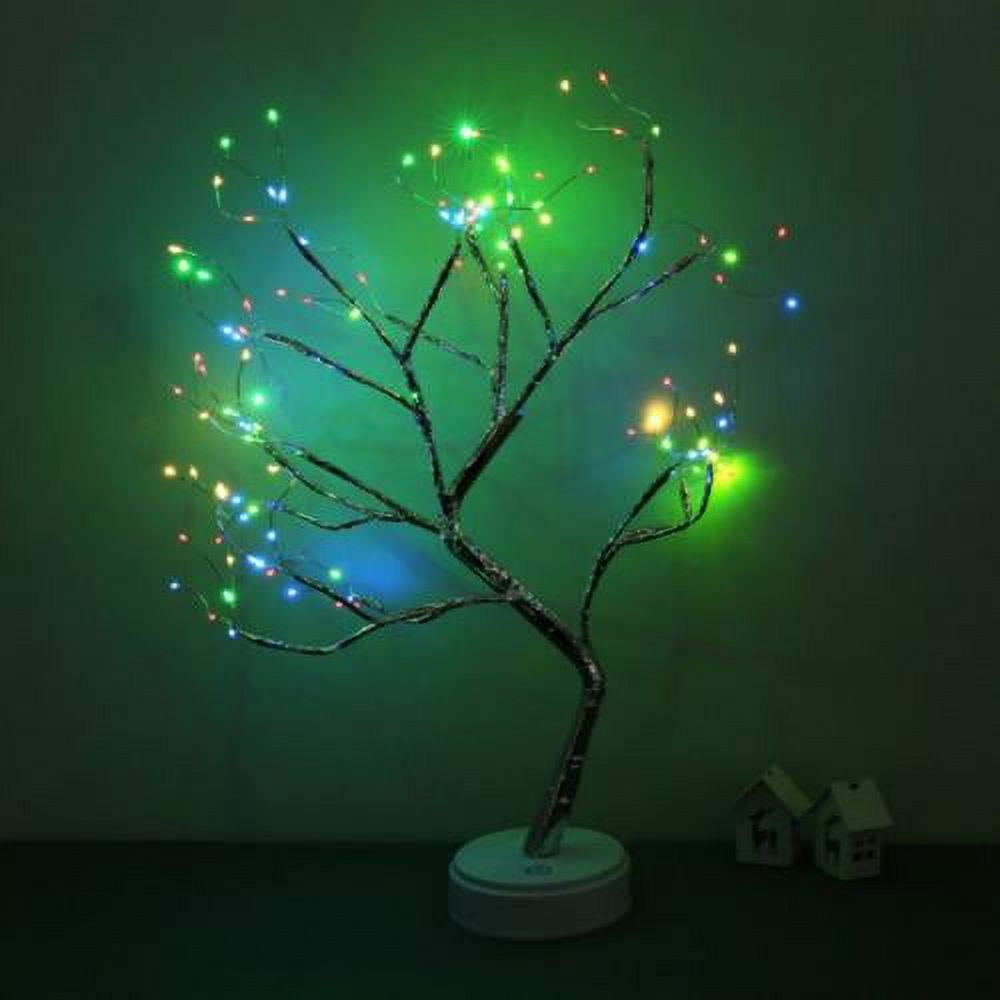 Tree Lamp - LED Desktop Bonsai Tree Light Battery(not included)/USB ...