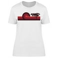 thumbnail image 1 of Tree Landscape Retro Women's T-shirt, 1 of 2