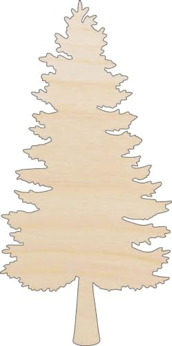 Tree - Laser Cut Out Unfinished Wood Craft Shape TRE77 Tree - Laser Cut Out Unfinished Wood Craft Shape TRE77