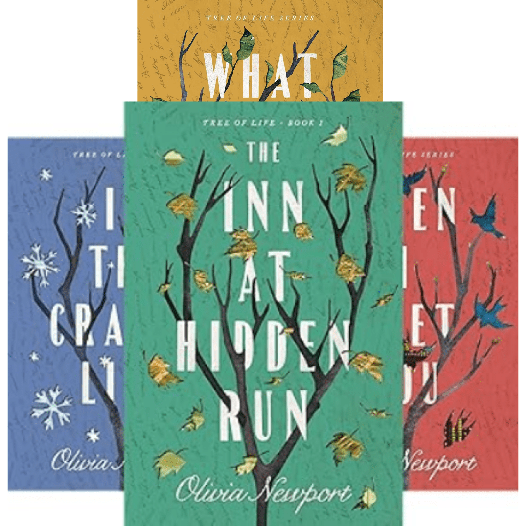 Tree of Life Series Books 1-4 : The Inn At Hidden Run; In The Cradle Of Lies; When I Meet You; What You Said To Me by Olivia Newton (Paperback Collection)