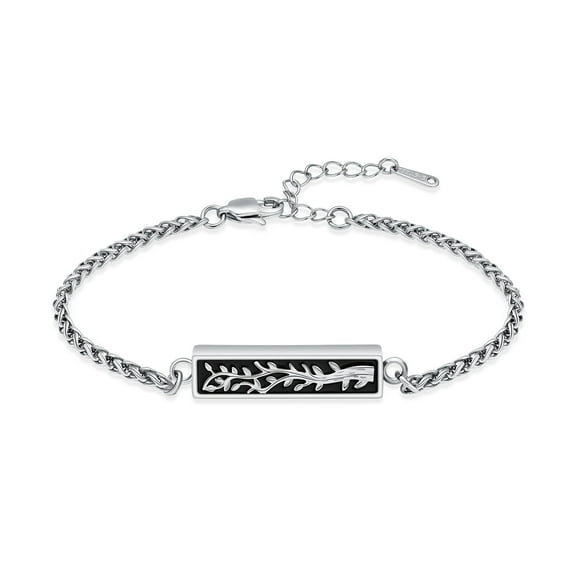 Tree of Life Urn Bracelet for Ashes for Women Cremation Jewelry Memorial Keepsake Locket Bracelet for Women Men Human Pet Ashes Loved Ones Adjustable Link Bracelets
