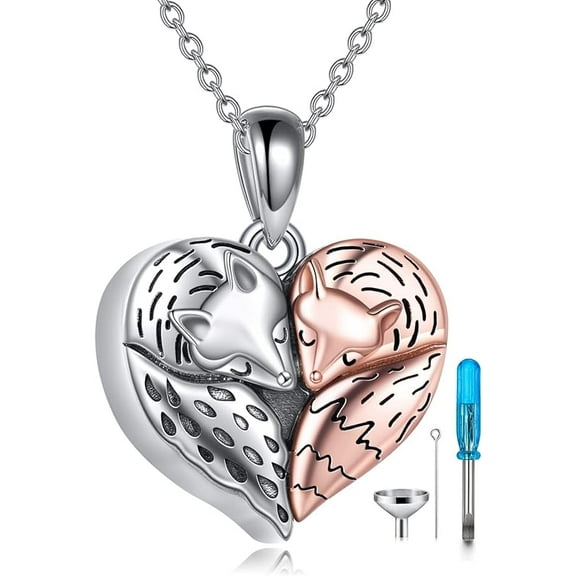 Tree of Life Urn Necklace for Ashes Infinity Urn Necklace Filigree Heart Cremation Urn Jewelry for Memorial Sterling Silver Tree of Life Keepsake Necklace Gifts for Women Men