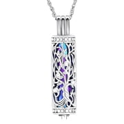 Urn Necklace for Ashes   Stainless Steel Cremation Jewelry Pendant for Women & Men   Memorial Keepsake Necklace