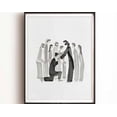 thumbnail image 1 of Tree Of Love Panting,Oulmate Wall Art, Intricate Artwork, Vibrant Colorfulilhouettes, Couple Art, Love'S Gift, Tol4 Wall Art, Modern Wall Decor, 8x12 UNFRAMED, 1 of 2