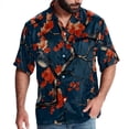 thumbnail image 1 of Tree Men's Casual Printed Button Down Short Sleeve Beach Shirts, 1 of 6