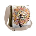 thumbnail image 1 of Tree Messenger Bag, Spring Season Tree Leaves, Unisex Cross-body, by Ambesonne, 1 of 2