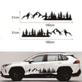 thumbnail image 2 of Mountain Forest Graphic Decal Sticker For RV Trailer Truck Car - 39.4x6.7 Inches 2 of 4
