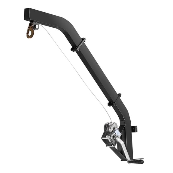Tree Mounted Deer Hoist 353 lbs with Ratchet Strap, Heavy Winch Lift for Hunting