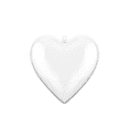 thumbnail image 1 of Tree Nest Bauble Plastic Heart Hanging Christmas Tree Ornament, Clear, Single Ornament, 1 of 3