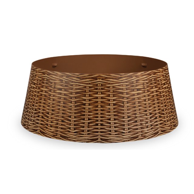 Tree Nest Christmas Live/Artificial Christmas Plastic Weaved Basket