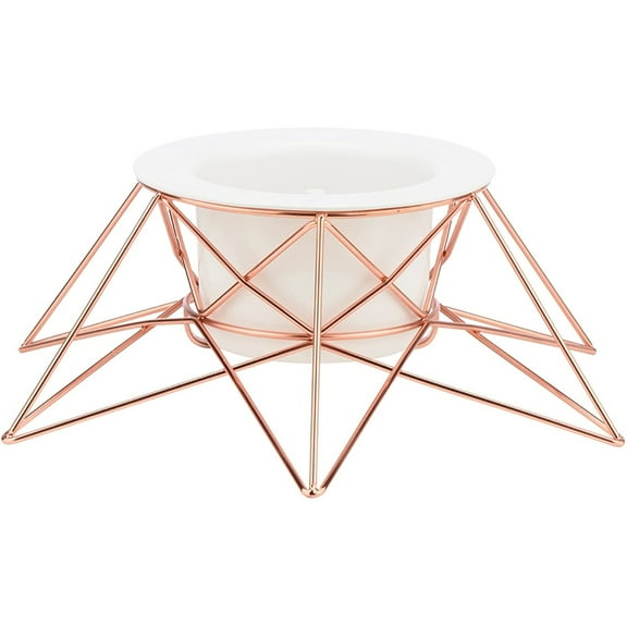 Tree Nest Medium Halo Christmas Tree Stand for Real Trees, Rose Gold