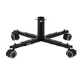 thumbnail image 1 of Tree Nest Moveable Tree Base Stand with Wheels for Artificial Trees, Black, 1 of 8