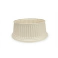 thumbnail image 1 of Tree Nest Rome Round Plastic Christmas Tree Collar, Ivory, Extra-Large, 31in, 1 of 4