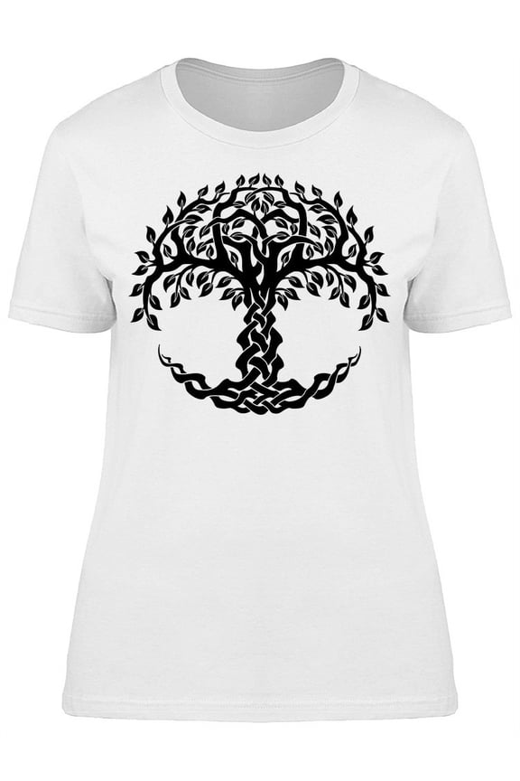 Tree Of Life Celtic Culture T-Shirt Women -Image by Shutterstock, Female Medium