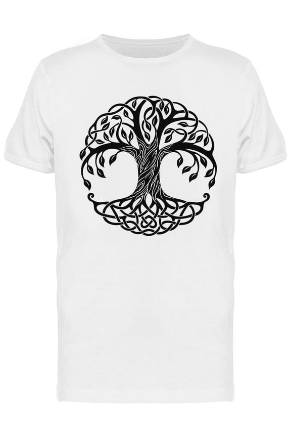 Tree Of Life Celtic Design T-Shirt Men -Image by Shutterstock, Male Medium